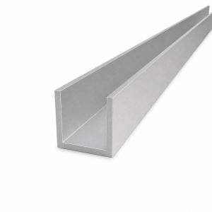 Cornière aluminium 40×40×4 mm EN AW-6060 – profilé C/U, longueur 2000 mm