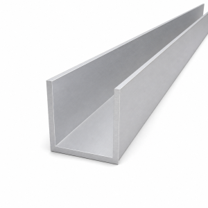 Profilé aluminium en U 50×50×4 mm – profil C/U longueur 2000 mm
