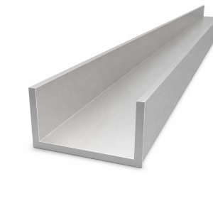 Cornière aluminium 80×40×5 mm – profilé C/U EN AW-6060, longueur 2000 mm