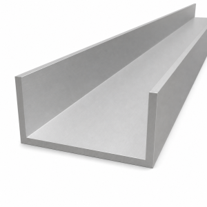 Cornière aluminium 100×50×5 mm – profilé C/U EN AW-6060 L=2000 mm