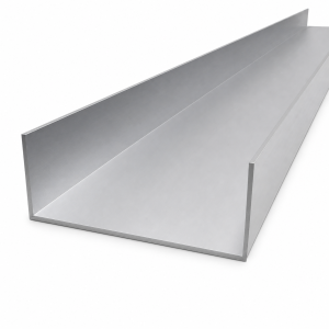 Profilé aluminium en U EN AW-6060 C/U 103,6×38×1,8 mm – longueur 2000 mm