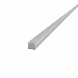 Barre aluminium carrée pleine 10×10 mm – EN AW-6060, L=2000 mm
