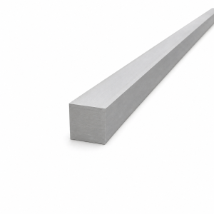 Barre aluminium carrée pleine 25×25 mm EN AW-6060 – L=2000 mm