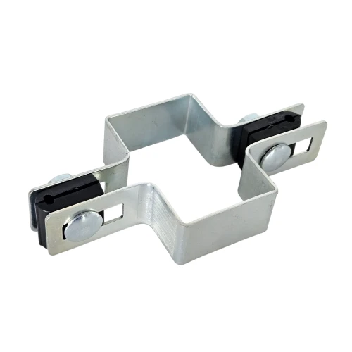 Collier pour panneaux de clôture intermédiaire 60x40 galvanisé GPV-700-04 (1)