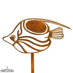 Zawieszalnia – décoration de jardin poisson Tymoteusz XL en acier corten 23×97 cm