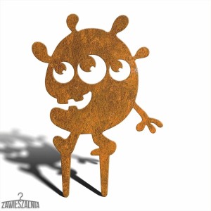Zawieszalnia – décoration de jardin Monstrueux Monstre Reni acier corten 27×38 cm