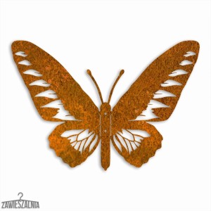 Zawieszalnia – décoration murale 3D Papillon du Paradis L 44×30 cm acier Corten