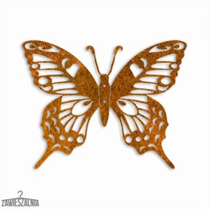 Zawieszalnia – décoration murale 3D Papillon Vulcain M 30 cm acier corten