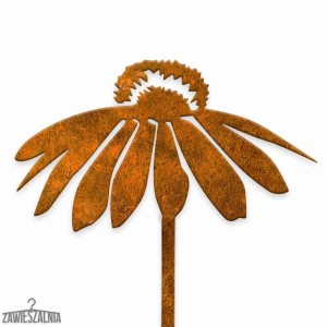 Zawieszalnia – décoration de jardin Rudbeckia XXL en acier corten 91 cm