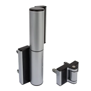 Locinox Puma – ferme-porte hydraulique et charnière 180° pour portillons jusqu'à 75 kg, argenté