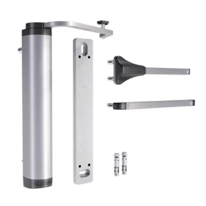 Locinox – ferme-porte hydraulique à montage mural pour portail, argent