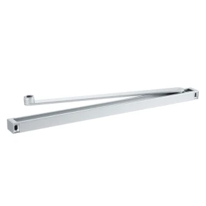 Rail coulissant GEZE avec bras pour ferme-portes TS 3000/5000 – argenté