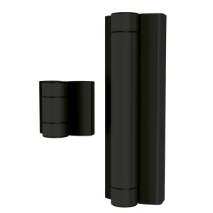 Locinox Magnus – ferme-porte hydraulique avec charnière 180° pour portillons jusqu'à 200 kg, noir