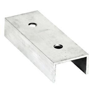 Connecteur de profil de montage PV aluminium 120 mm – profilé en U 25×45×25