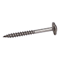 Vis à bois TCS M6x60/36 acier inoxydable A2 – montage PV pour chevrons