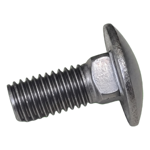 Vis à tête bombée avec collet carré M10x25 DIN 603 acier inoxydable A2 – montage PV