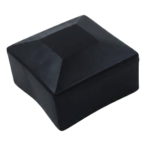 Bouchon noir LLDPE pour profilés de montage PV 40×40 mm – type 2