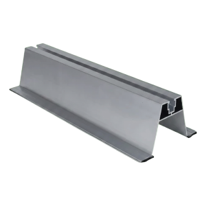 Support trapézoïdal aluminium H-70 avec EPDM 330 mm – type 2 pour tôle trapézoïdale