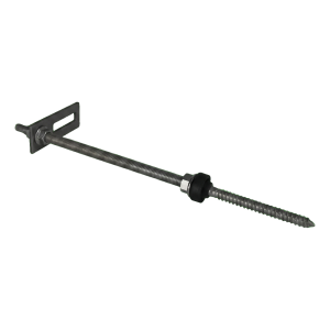 Vis double filetage M10x300 avec adaptateur de montage pour structures PV
