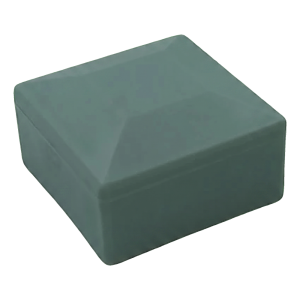Bouchon de profilé de montage PV 40×40 mm gris LLDPE – type 2