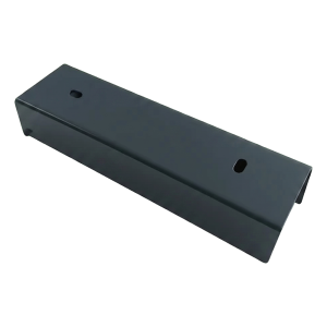 Profilé en U pour soubassement de clôture 200×55 mm – acier galvanisé, anthracite