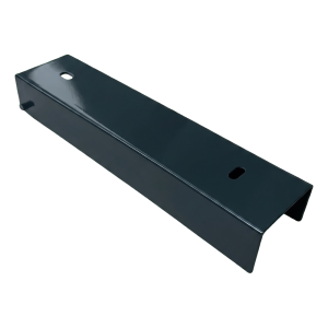 Profilé de fixation en U pour soubassement de clôture 250×55 mm – acier galvanisé, anthracite
