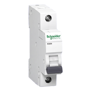 Schneider Electric K60N-C25-1 – disjoncteur de protection contre les surintensités 1P 25A courbe C 6kA Acti9