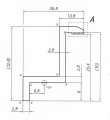 Pince d'extrémité - Trou M8 - Aluminium 6060 - H30 Anodisé PV-03-02 (3)