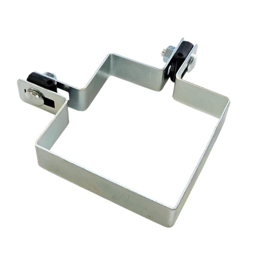 Collier d'angle pour panneaux de clôture 100x100 mm galvanisé 000-773 (1)