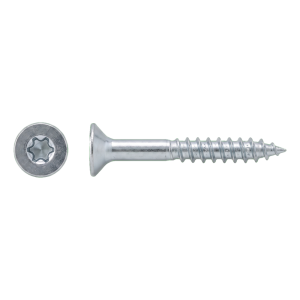 Vis pour construction bois en acier inoxydable A2 TX10 3,0×40 mm – tête fraisée, filetage partiel – carton de 200 pièces