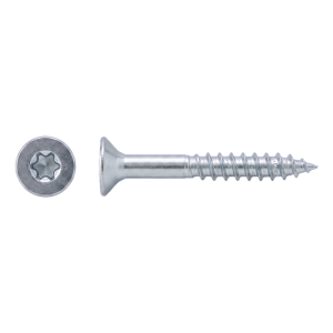 Vis pour construction bois en acier inoxydable A2 TX10 3,0×25 mm – tête fraisée, filetage partiel – carton de 500 pièces