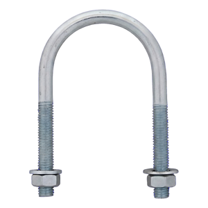 Boulon en U (collier de serrage pour tubes) galvanisé M6 × 14 mm, pour tube 1/4"