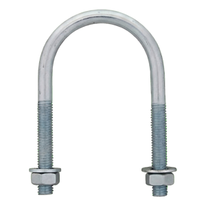 Boulon en U (collier de serrage pour tubes) galvanisé M6 × 23 mm, pour tube 1/2"