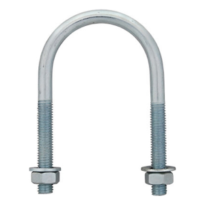 Boulon en U (collier pour tubes) galvanisé M8 × 77 mm, pour tube 2 1/2"