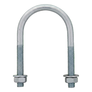 Boulon en U (collier de serrage pour tubes) galvanisé M12 × 89 mm, pour tube 3"