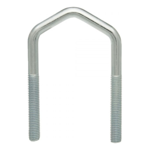 Étrier de mât (type D) galvanisé M8, pour tube 1 1/2"