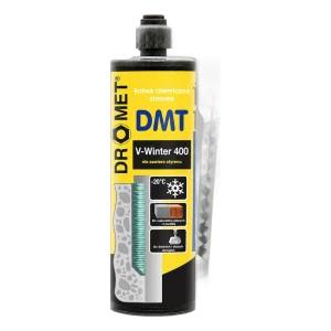 Résine de scellement chimique basse température 400 ml – pose jusqu'à −20 °C, sans styrène
