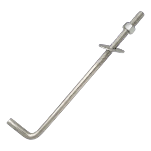 Tige d'ancrage coudée en L M12 × 300 mm, galvanisée
