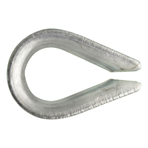 Cosse-cœur galvanisée pour câble 6 mm – DIN 6899 B