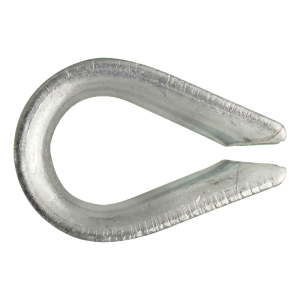 Cosse-cœur galvanisée pour câble 14 mm – DIN 6899 B