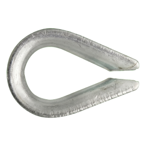Cosse-cœur galvanisée pour câble 16 mm – DIN 6899 B