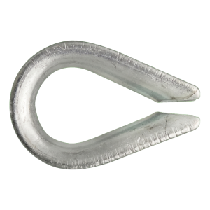 Cosse-cœur galvanisée pour câble 20 mm – DIN 6899 B