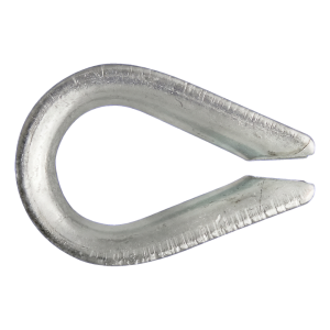 Cosse-cœur galvanisée pour câble 24 mm – DIN 6899 B