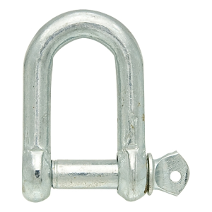 Manille droite galvanisée 14 mm – axe fileté M14