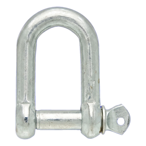 Manille droite galvanisée 18 mm – axe fileté M18