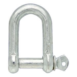 Manille droite galvanisée 20 mm – axe fileté M20