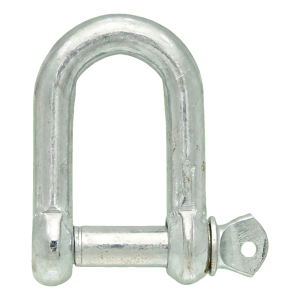 Manille droite galvanisée 28 mm – axe fileté M28