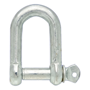 Manille droite galvanisée 5 mm – axe fileté M5