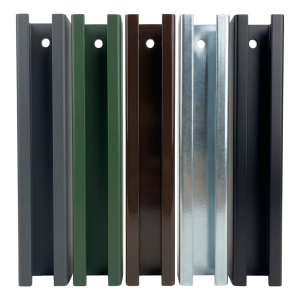 Raccord de poteau pour panneaux 60×40 mm – vert RAL 6005