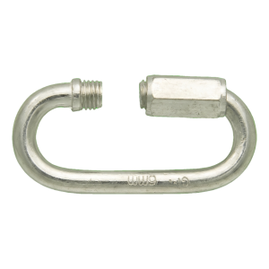 Maillon rapide galvanisé 3,5 mm – charge maximale d'utilisation 60 kg
